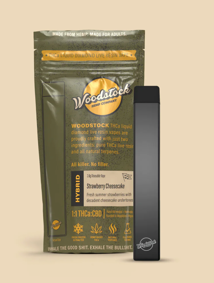Woodstock Live Resin Disposable Vape